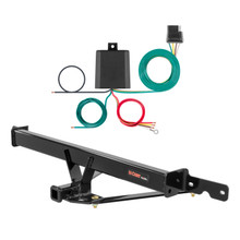2015 Volkswagen Jetta Sedan, TDI Curt 1-1/4", Class 1 Trailer Tow Hitch + 4-flat Wiring Kit 11410