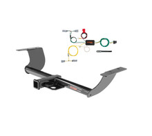 15 - 23 Dodge Challenger Excluding Demon, Hellcat and SRT Curt 2", Class 3 Trailer Tow Hitch + 4-flat Wiring Kit 13236