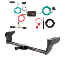 2015 - 2018 Ford Edge Curt 1-1/4", Class 2 Trailer Tow Hitch + 4-flat Wiring Kit 12140