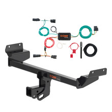 15 - 18 Ford Edge Curt 2", Class 3 Trailer Tow Hitch + 4-flat Wiring Kit 13452