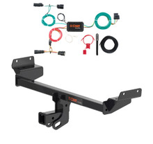 2015 - 2018 Ford Edge Curt 2", Class 3 Trailer Tow Hitch + 4-flat Wiring Kit 13452