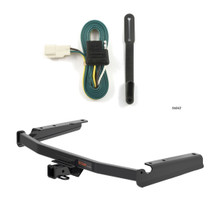 2014 - 2019 Toyota Highlander Curt 2", Class 3 Trailer Tow Hitch + 4-flat Wiring Kit 13394-8