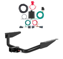 2007 - 2012 Dodge Nitro Curt 2", Class 3 Trailer Tow Hitch + 4-flat Wiring Kit 13334