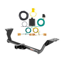2019 Volkswagen GTI Curt 1-1/4", Class 1 Trailer Tow Hitch + 4-flat Wiring Kit 11412