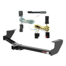 04 - 07 Dodge Grand Caravan Excluding Stow 'n Go Curt 1-1/4", Class 2 Trailer Tow Hitch + 4-flat Wiring Kit 12094