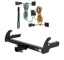 1997 - 2004 Dodge Dakota Curt 2", Class 3 Trailer Tow Hitch + 4-flat Wiring Kit 13280