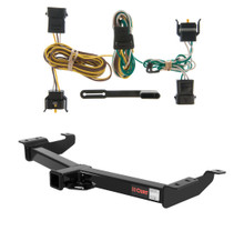 2000 - 2003 Ford E-250 Curt 2", Class 4 Trailer Tow Hitch + 4-flat Wiring Kit 14055