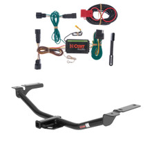 2011 - 2014 Ford Edge Excluding EcoBoost Curt 1-1/4", Class 2 Trailer Tow Hitch + 4-flat Wiring Kit 12036