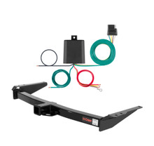 1991 - 1997 Toyota Land Cruiser Curt 2", Class 3 Trailer Tow Hitch + 4-flat Wiring Kit 13089