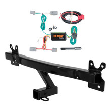 11 - 18 Volvo S60  Curt 2", Class 3 Trailer Tow Hitch + 4-flat Wiring Kit 13266