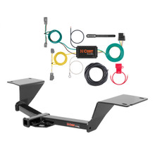 16 - 19 Chevrolet Cruze Sedan, excluding diesel Curt 1-1/4", Class 1 Trailer Tow Hitch + 4-flat Wiring Kit 11439