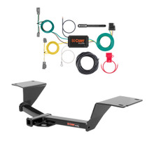 2016 - 2019 Chevrolet Cruze Sedan, excluding diesel Curt 1-1/4", Class 1 Trailer Tow Hitch + 4-flat Wiring Kit 11439