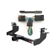 03 - 06 Dodge Sprinter 3500 118" and 140" WB with single rear wheels, 158" WB Curt 2", Class 4 Trailer Tow Hitch + 4-flat Wiring Kit 14250