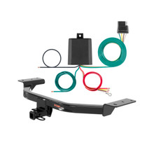 2013 - 2018 Ford C-Max Curt 1-1/4", Class 2 Trailer Tow Hitch + 4-flat Wiring Kit 12092