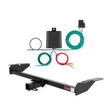 1987 - 1991 Ford Country Squire Curt 2", Class 3 Trailer Tow Hitch + 4-flat Wiring Kit 13707