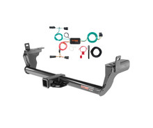 15 - 18 Ford Edge Curt 2", Class 3 Trailer Tow Hitch + 4-flat Wiring Kit 13234