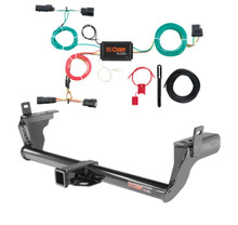 2015 - 2018 Ford Edge Curt 2", Class 3 Trailer Tow Hitch + 4-flat Wiring Kit 13234