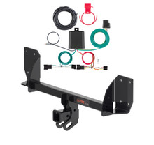 2018 - 2026 Volvo XC60 Curt 2", Class 3 Trailer Tow Hitch + 4-flat Wiring Kit 13484