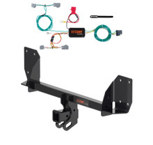 2018 - 2020 Volvo XC90 Curt 2", Class 3 Trailer Tow Hitch + 4-flat Wiring Kit 13467
