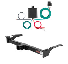 1975 - 1991 Ford Econoline van Curt 2", Class 4 Trailer Tow Hitch + 4-flat Wiring Kit 14053