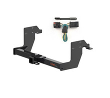 07 - 09 Dodge Sprinter 3500 Standard bumper Curt 2", Class 3 Trailer Tow Hitch + 4-flat Wiring Kit 13388