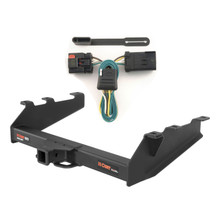 94 - 02 Dodge Ram 2500 8' bed, factory bumper Curt 2", Class 5 Trailer Tow Hitch + 4-flat Wiring Kit 15319