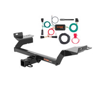 17 - 18 Ford Escape Excluding SE models Curt 2", Class 3 Trailer Tow Hitch + 4-flat Wiring Kit 13186