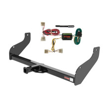 98 - 02 Kia Sportage Convertible Curt 1-1/4", Class 1 Trailer Tow Hitch + 4-flat Wiring Kit 12237