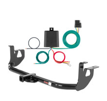 2006 - 2009 Volkswagen Rabbit Curt 1-1/4", Class 1 Trailer Tow Hitch + 4-flat Wiring Kit 11074