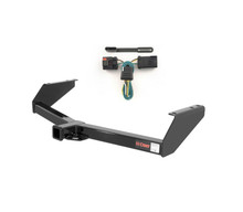 99 - 03 Dodge Van (full size) Excluding factory step bumper Curt 2", Class 3 Trailer Tow Hitch + 4-flat Wiring Kit 13015