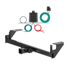 2021 - 2026 Mercedes-Benz GLA250 Curt 2", Class 3 Trailer Tow Hitch + 4-flat Wiring Kit 13490