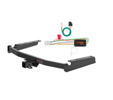 20 - 21 Lexus RX350L Excluding twin exhaust tips Curt 2", Class 3 Trailer Tow Hitch + 4-flat Wiring Kit 13394