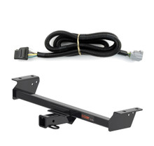 2016 - 2019 Lexus RX450h Excluding F Sport Curt 2", Class 3 Trailer Tow Hitch + 4-flat Wiring Kit 13515
