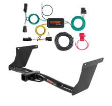 2019 Ford Escape Excluding S Curt 2", Class 3 Trailer Tow Hitch + 4-flat Wiring Kit 13131