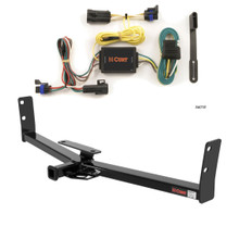 2002 - 2007 Saturn Vue Curt 1-1/4", Class 2 Trailer Tow Hitch + 4-flat Wiring Kit 12291