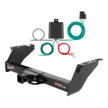 73 - 79 Ford F-100 Excluding 10" drop bumper, old body Curt 2", Class 5 Trailer Tow Hitch + 4-flat Wiring Kit 15300