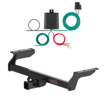 2020 - 2026 Lincoln Corsair Excluding PHEV Curt 2", Class 3 Trailer Tow Hitch + 4-flat Wiring Kit 13454