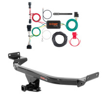 2017 - 2022 Kia Sportage Curt 1-1/4", Class 2 Trailer Tow Hitch + 4-flat Wiring Kit 12158