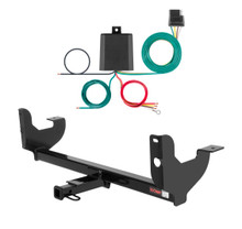 2007 - 2009 Saturn Aura Curt 1-1/4", Class 2 Trailer Tow Hitch + 4-flat Wiring Kit 12051
