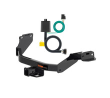 23 - 23 Kia Sorento Curt 2", Class 3 Trailer Tow Hitch + 4-flat Wiring Kit 13473