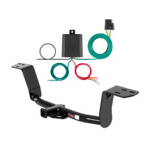 2006 - 2008 Lexus IS350 Sedan Curt 1-1/4", Class 1 Trailer Tow Hitch + 4-flat Wiring Kit 11372