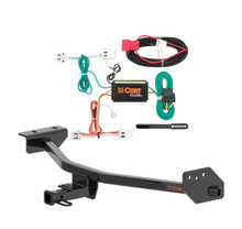 2018 - 2025 Nissan Leaf Curt 1-1/4", Class 1 Trailer Tow Hitch + 4-flat Wiring Kit 11648