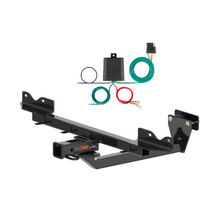 16 - 18 Mercedes-Benz GLE350 Curt 2", Class 3 Trailer Tow Hitch + 4-flat Wiring Kit 13411