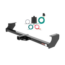 96 - 98 Suzuki Sidekick Sport Curt 1-1/4", Class 1 Trailer Tow Hitch + 4-flat Wiring Kit 11024
