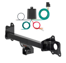 2023 Tesla Y Curt 2", Class 3 Trailer Tow Hitch + 4-flat Wiring Kit 13598