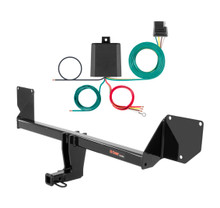2011 - 2016 MINI Cooper Countryman Curt 1-1/4", Class 1 Trailer Tow Hitch + 4-flat Wiring Kit 11333