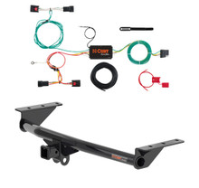 2015 - 2019 Land Rover Discovery Sport Excluding 5+2 seating Curt 2", Class 3 Trailer Tow Hitch + 4-flat Wiring Kit 13396