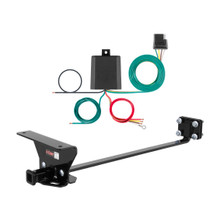 2010 - 2016 Mercedes-Benz E350 Sedan Curt 1-1/4", Class 1 Trailer Tow Hitch + 4-flat Wiring Kit 11001