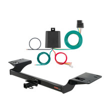 2010 - 2012 Lincoln MKS Curt 1-1/4", Class 2 Trailer Tow Hitch + 4-flat Wiring Kit 12088