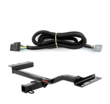 2016 - 2020 Lexus RX450h Excluding F Sport Curt 2", Class 3 Trailer Tow Hitch + 4-flat Wiring Kit 13282